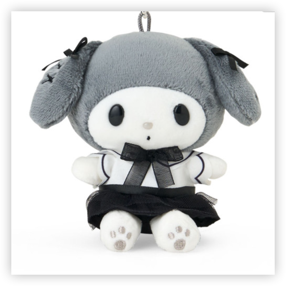 Sanrio Original Mascot Holder - My Melody : Monotone