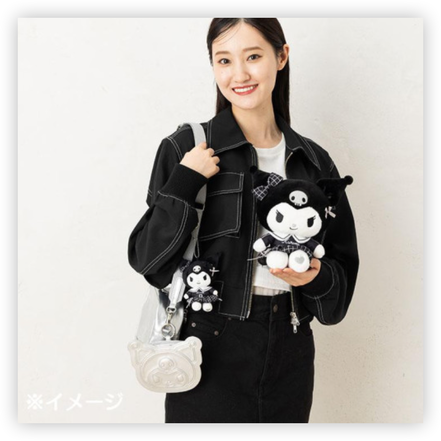 Sanrio Original Mascot Holder - My Melody : Monotone