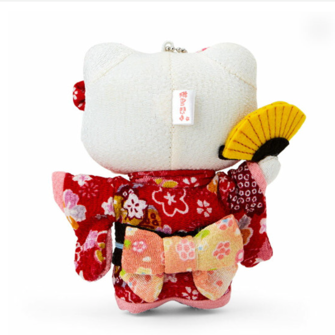 Japan Sanrio Crepe Japanese Doll (S) - Hello Kitty : Red