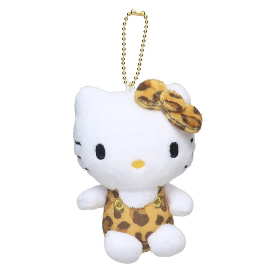 Sanrio Mascot Holder - Leopard Toffee Brown