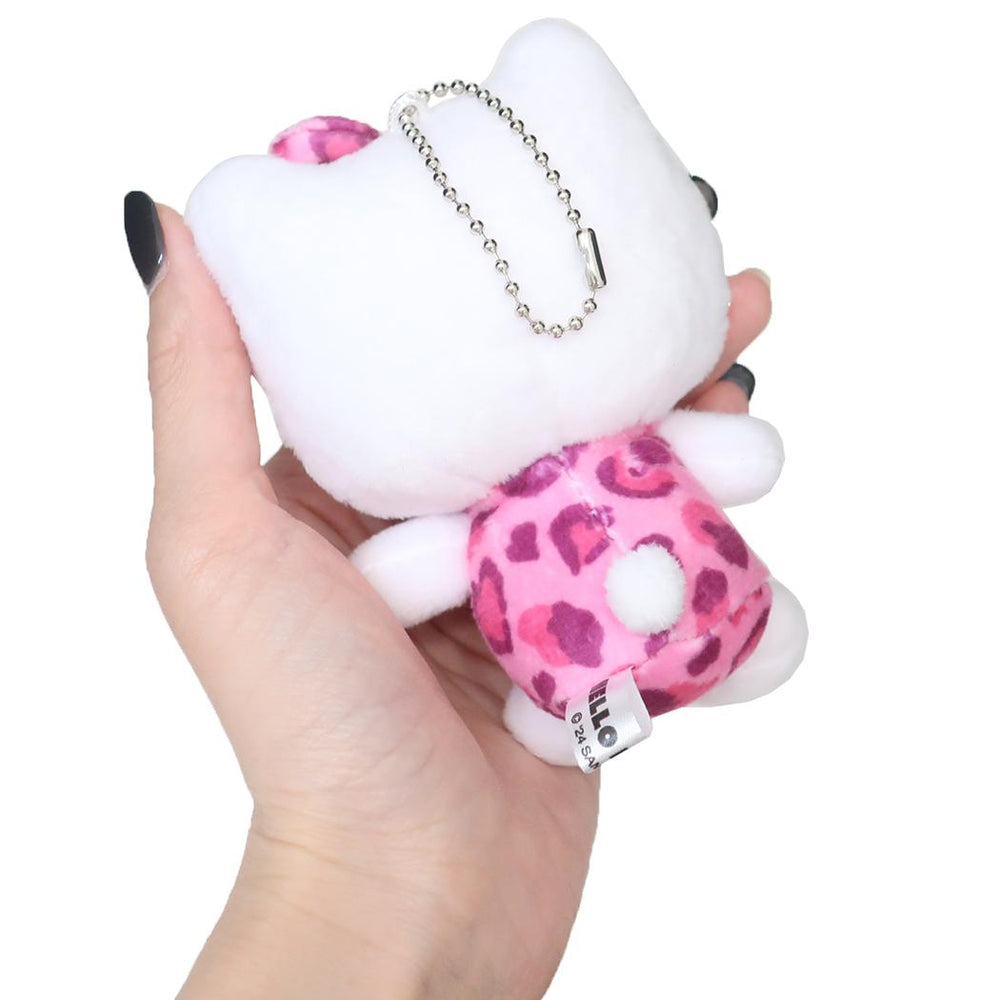 Sanrio Mascot Holder - Hello Kitty : Leopard Pink