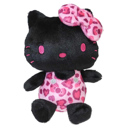 Sanrio Sitting Plush Toy - Leopard Black Pink