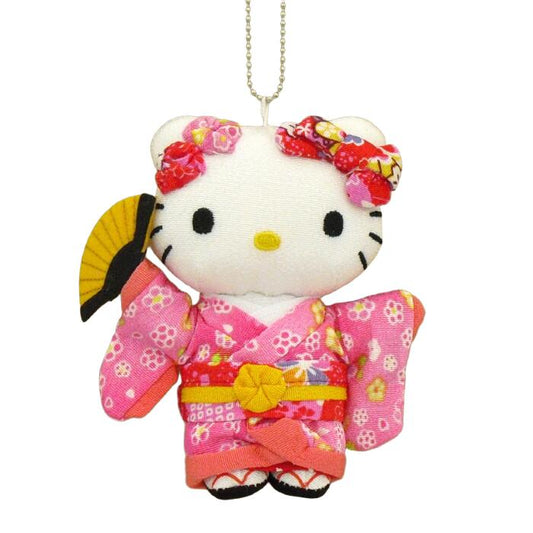 Japan Sanrio Crepe Japanese Doll (S) - Hello Kitty : Pink