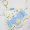 Sanrio Hello Kitty Sagara Keychain Key Ring Sitting