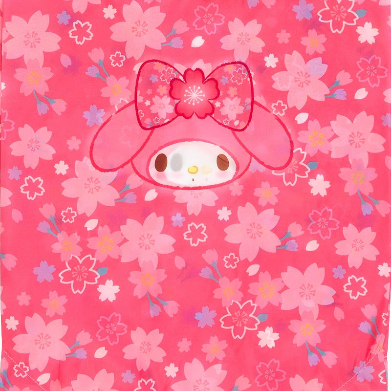 Sanrio Eco Shopping Bag & Mascot Plush My Melody Sakura Kimono