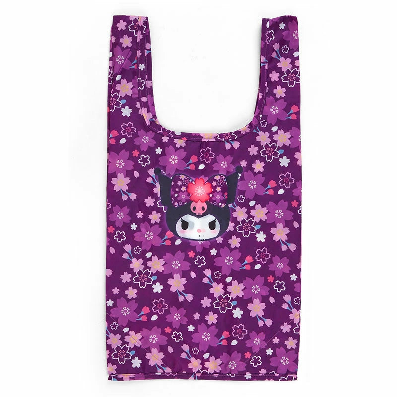 Sanrio Eco Shopping Bag & Mascot Plush - Kuromi
