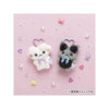 San-X Hanging Plush - Cheer Cheer Lambs Ramu : Debut Heart-shaped Carabiner