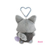 San-X Hanging Plush - Cheer Cheer Lambs Uryufu : Debut Heart-shaped Carabiner