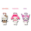 Sanrio Characters Leopard Print Mascot Pouch with Carabiner