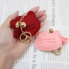 Sanrio Sparkling Leather Keychain Hello Kitty