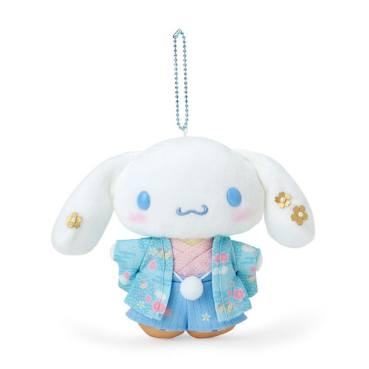 SANRIO KIMONO MASCOT HOLDER /PLUSH KEYCHAIN - CINNAMOROLL