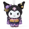 SANRIO KIMONO MASCOT HOLDER /PLUSH KEYCHAIN - KUROMI