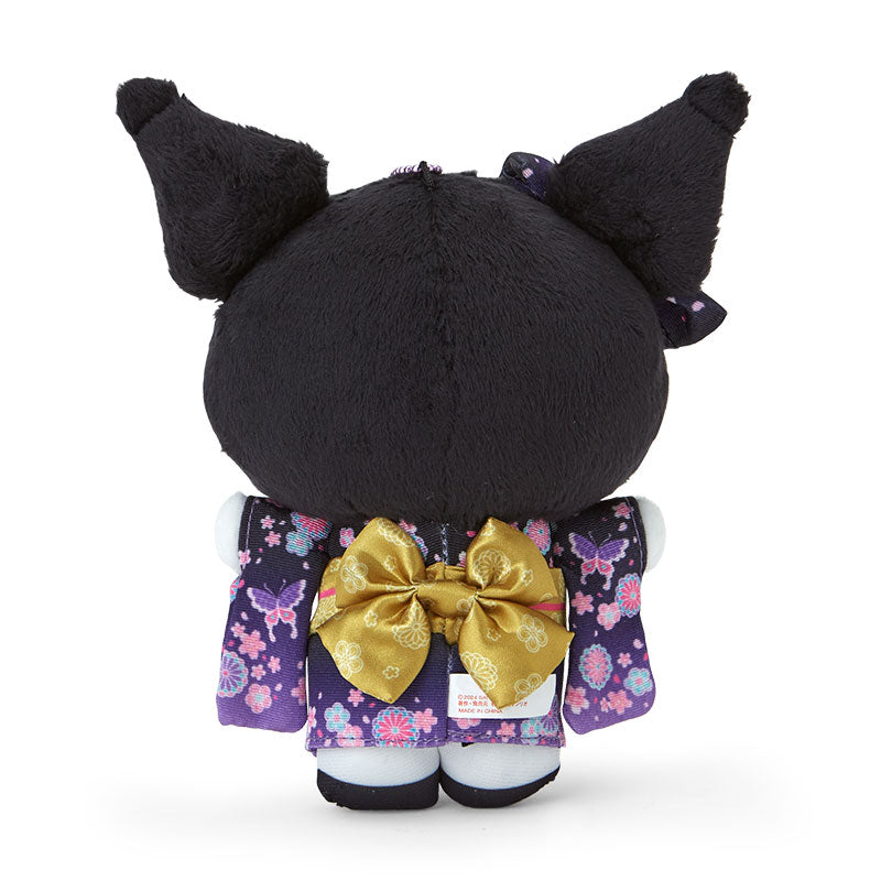 SANRIO KIMONO MASCOT HOLDER /PLUSH KEYCHAIN - KUROMI